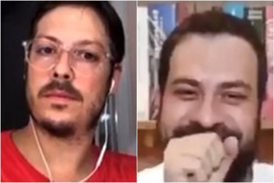 Guilherme Boulos e Fábio Porchat
