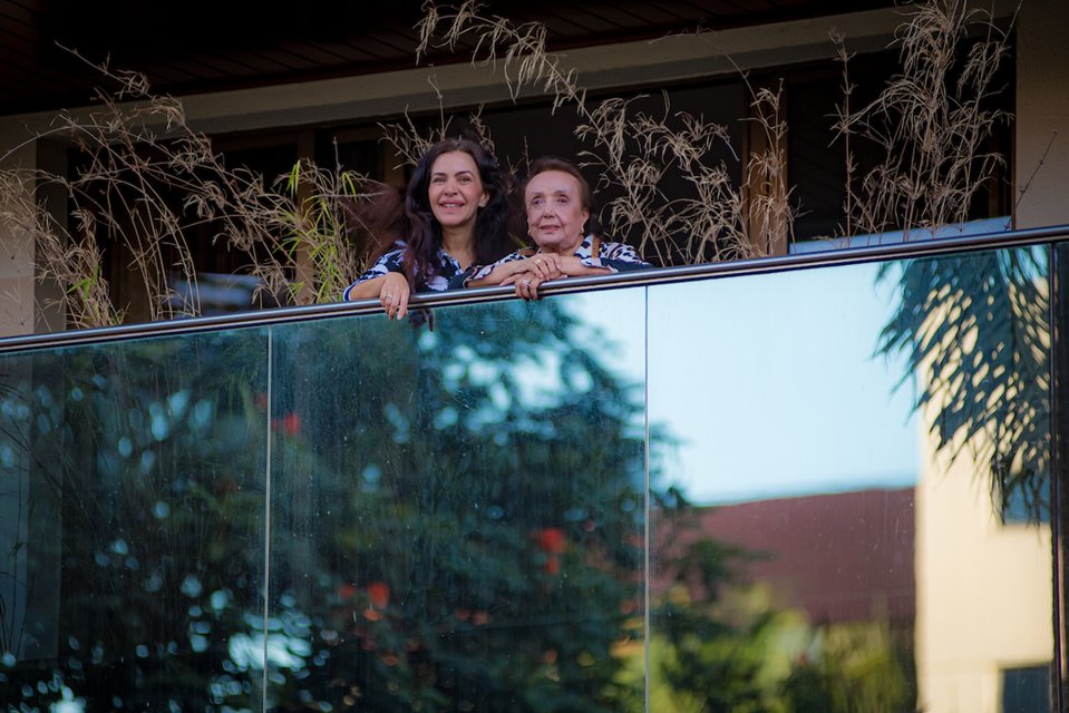 Claudia Meireles e Elcy Meireles