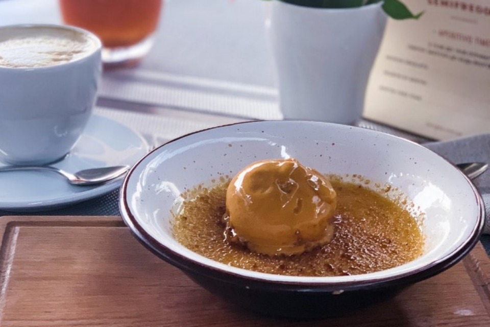 Sorvete de doce de leite