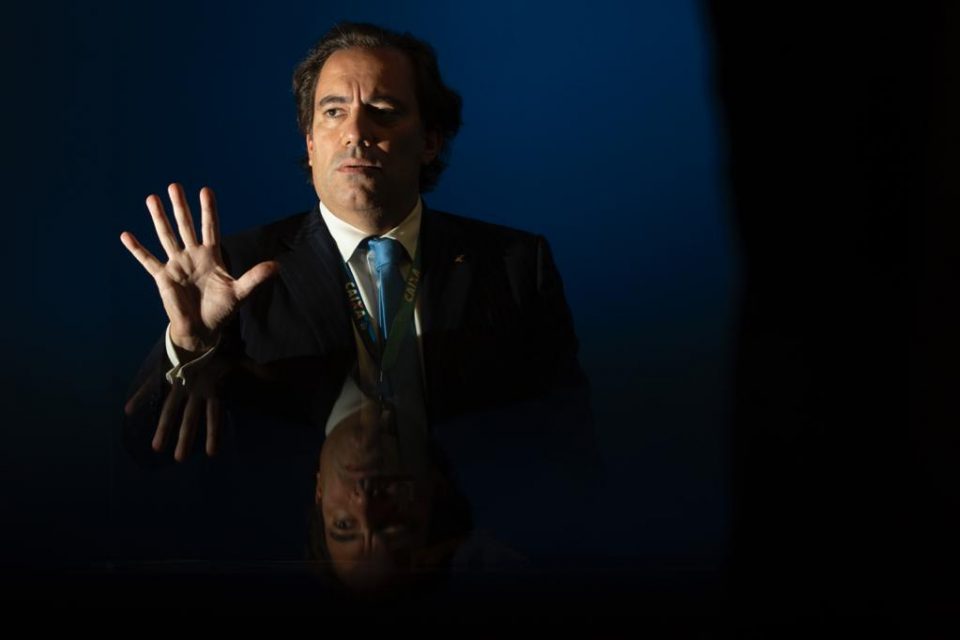 Presidente da Caixa, Pedro Guimarães concede entrevista ao Metrópoles