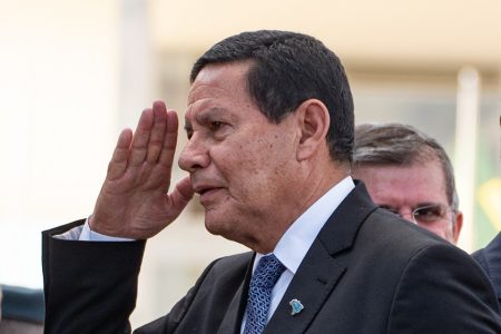 O vice-presidente Hamilton Mourão
