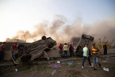 Explosão porto Líbano Beirute