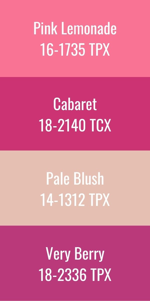 Rosa: Pantone x Heuritech - Fall 2020 Color Report