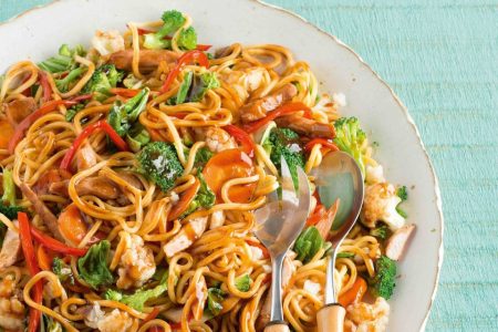 Yakisoba de frango