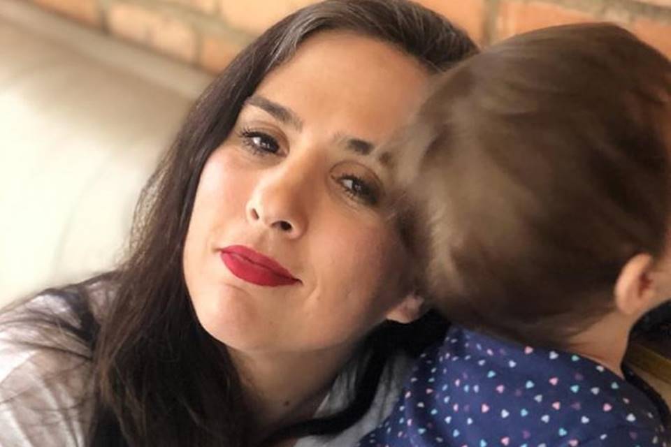 Tatá Werneck e a filha