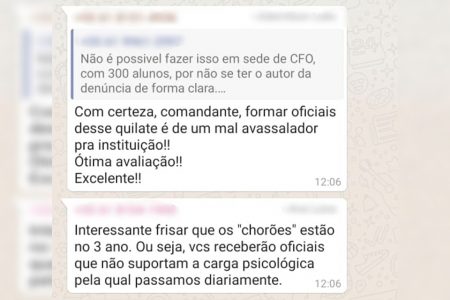 Print mensagem grupo de wpp PM