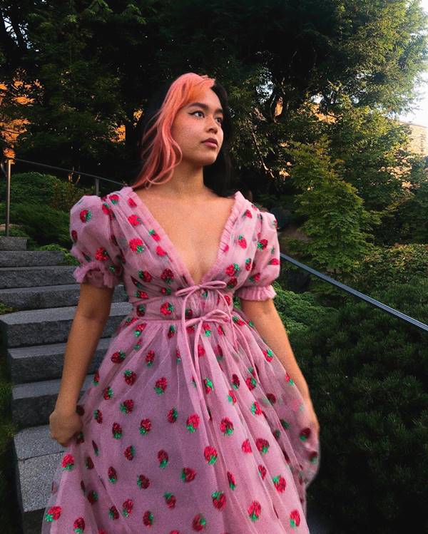 Vestido de morangos Lirika Matoshi