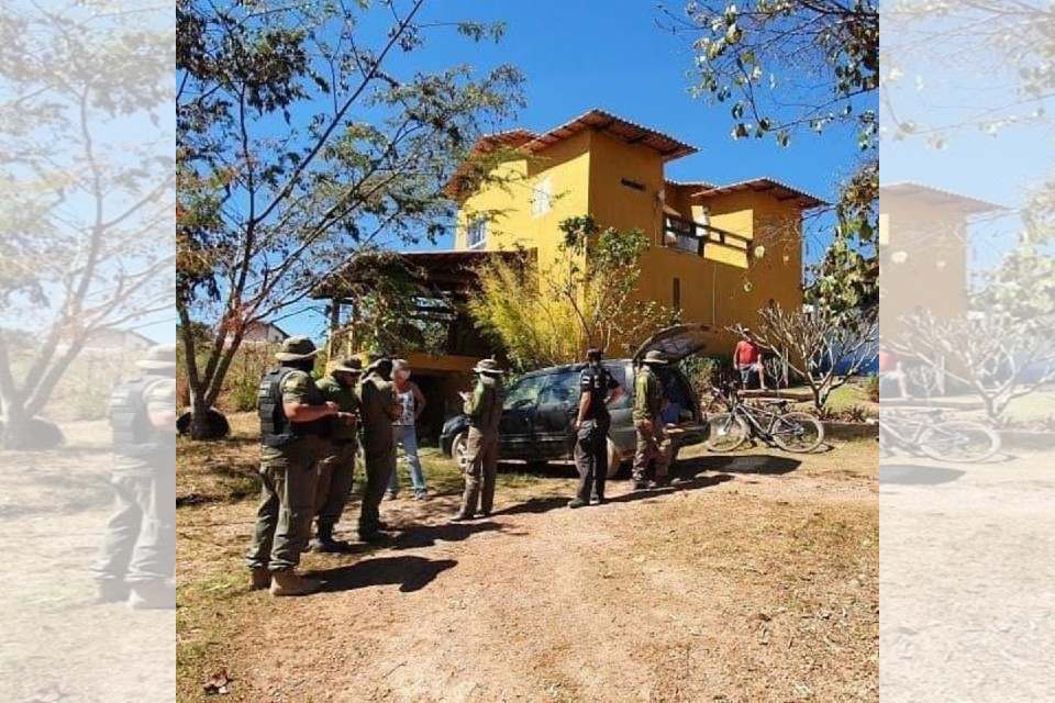 Operação contra loteamento ilegal em Alto Paraíso