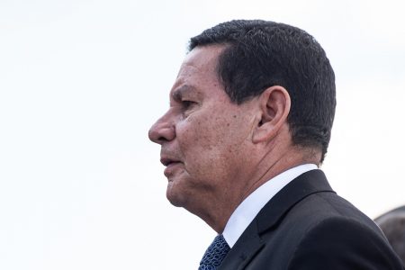 O vice-presidente Hamilton Mourão