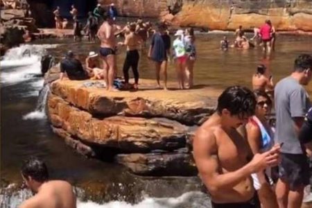 Lotação na Chapada dos Veadeiros durante a pandemia de coronavírus