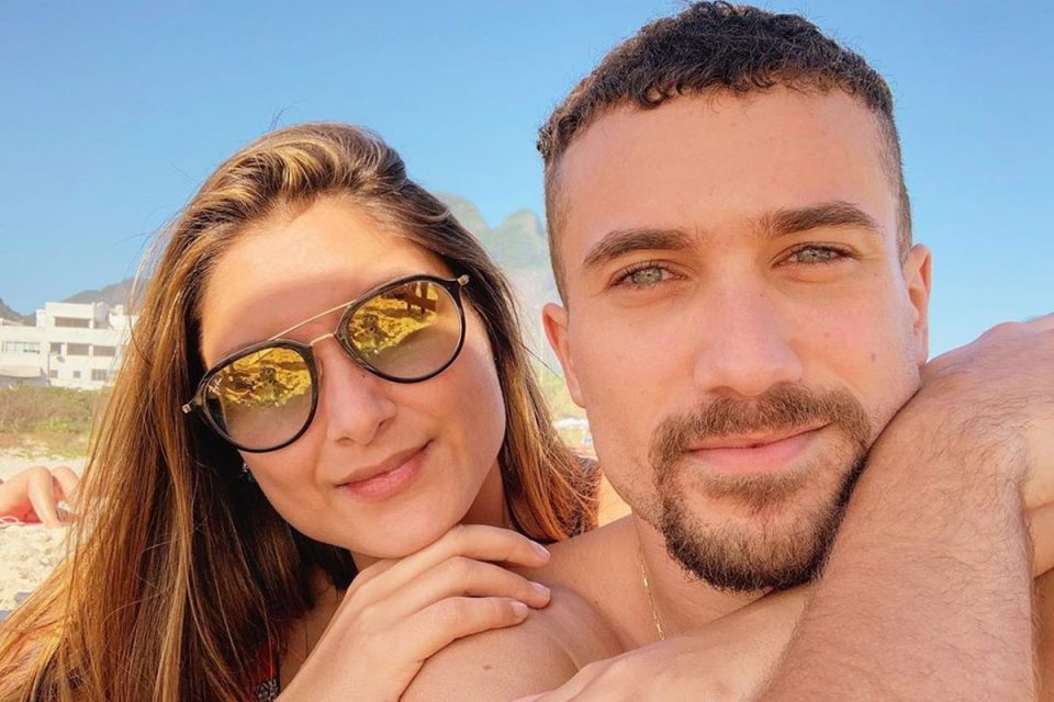 Ricardo Viana e a esposa