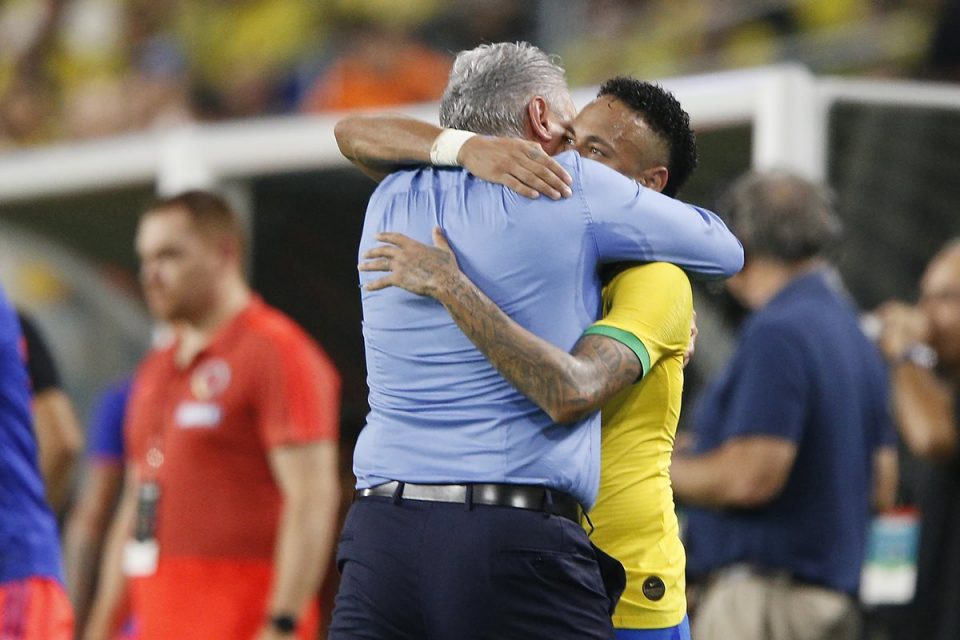 Tite e Neymar
