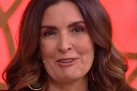 Fátima Bernardes chorando
