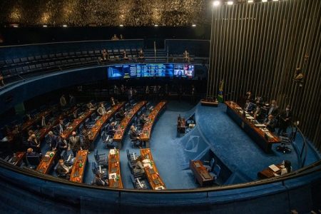imagem colorida mostra Plenário do Senado Federal - Metrópoles