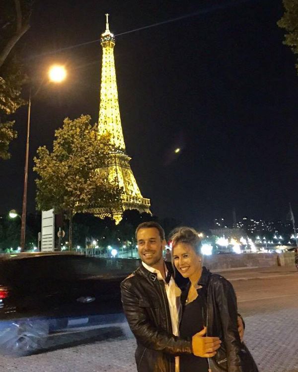 Alexandra Zarini e seu esposo