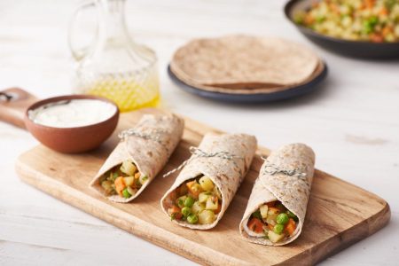 wrap de legumes