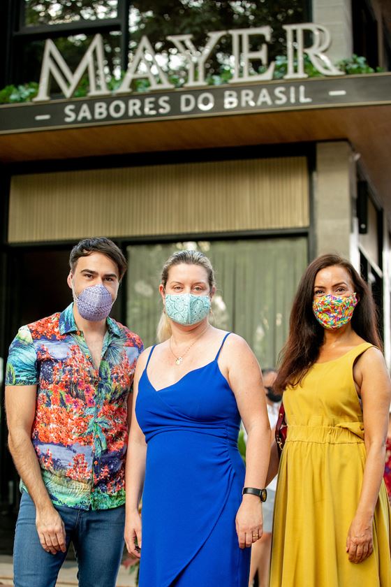 Thiago Malva, Keli Cristina Mayer e Claudia Meireles