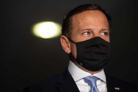 Coletiva de imprensa com o Governador João Doria, no salão Azul do senado Federal