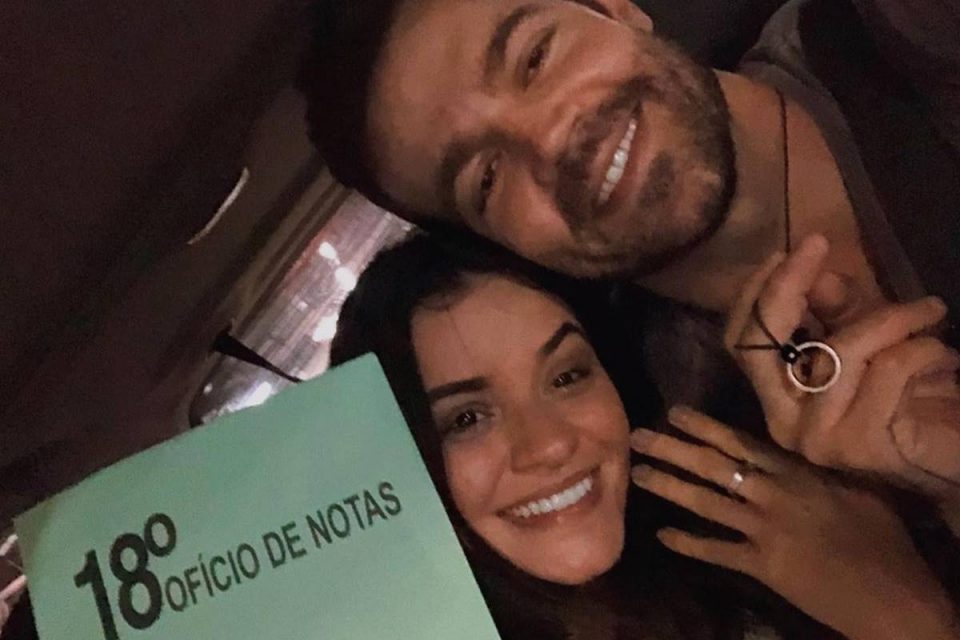 Talita Younan e João Gomez