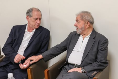 Ciro gomes e Lula durante encontro