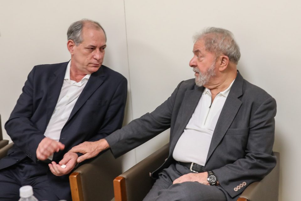 Ciro gomes e Lula durante encontro