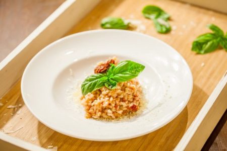 risoto de tomate