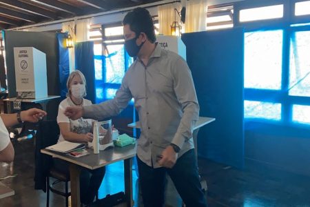 Sérgio Moro vota em Curitiba