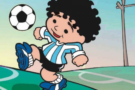 Mauricio de Souza desenha Maradona