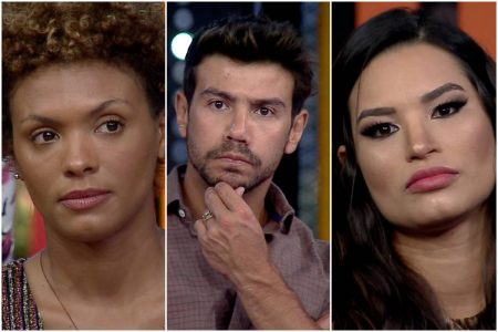 Lidi Lisboa, Mariano e Raíssa Barbosa em A Fazenda 12