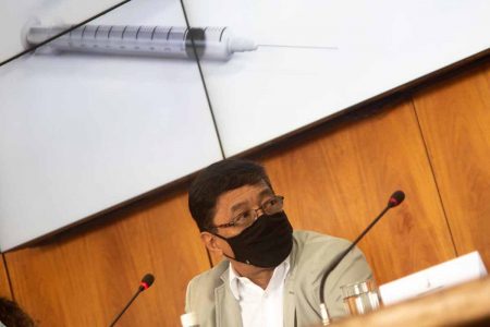 Secretaria de Saúde apresenta, plano distrital de vacinação contra a Covid-19 no Palácio do Buriti