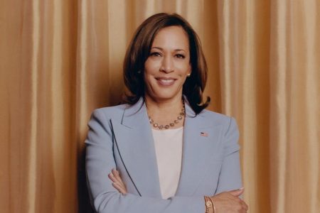 Kamala Harris por Tyler Mitchell para a Vogue estadunidense