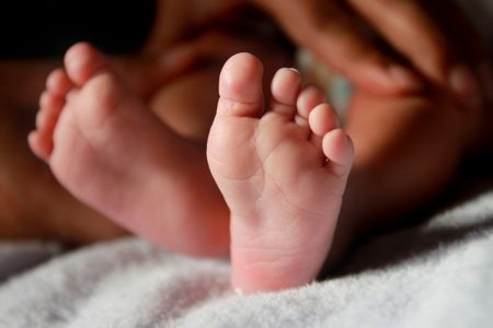 pés de bebê