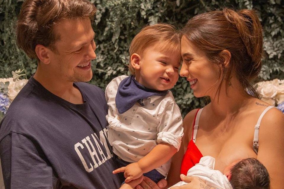 Gabi Brandt, Saulo Poncio e os filhos