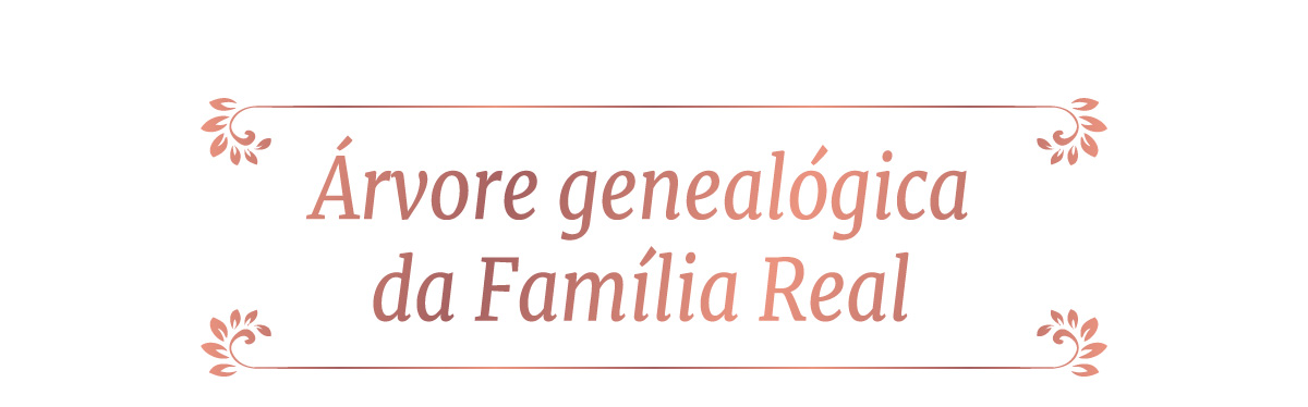 Árvore genealógica da família real
