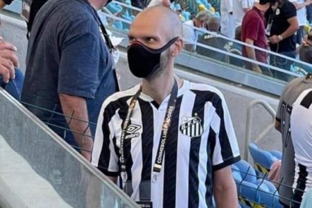 Bruno Covas vendo final da Libertadores