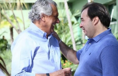 Ronaldo Caiado e Rodrigo Maia