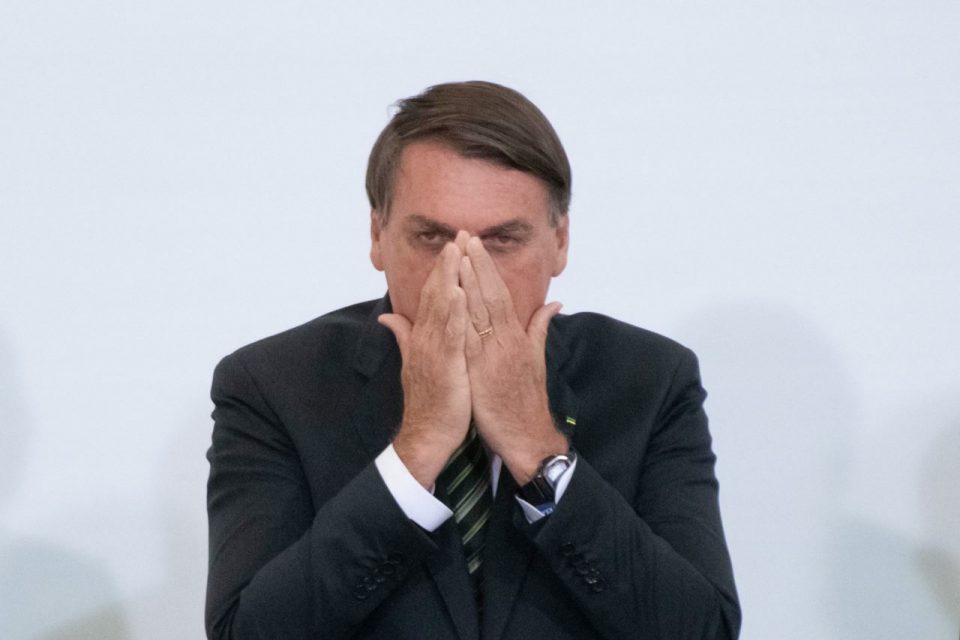 O presidente Jair Bolsonaro participa do Lançamento da plataforma Participa + Brasil, no Palácio do Planalto