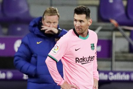 Ronald Koeman e Lionel Messi