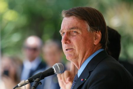 Presidente Jair Bolsonaro em discurso
