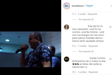 homenagem instagram