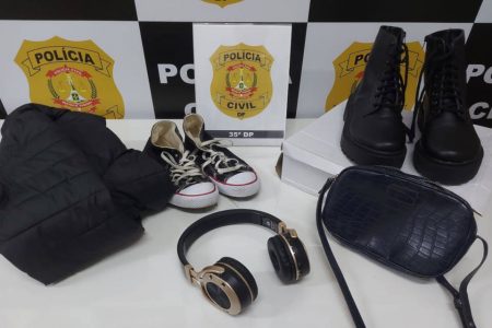 objetos apreendidos