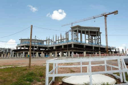 Obra do novo santuário em Trindade, Goiás