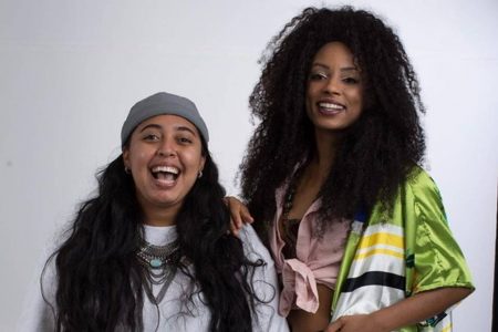 Lumena e a namorada, Fernanda Maia