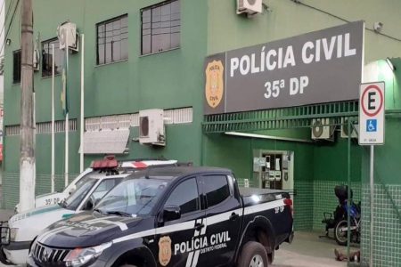 Fachada da 35ª Delegacia de Polícia