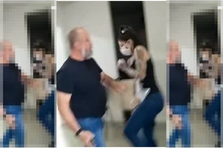 Mulher pede que médico coloque máscara e é agredida