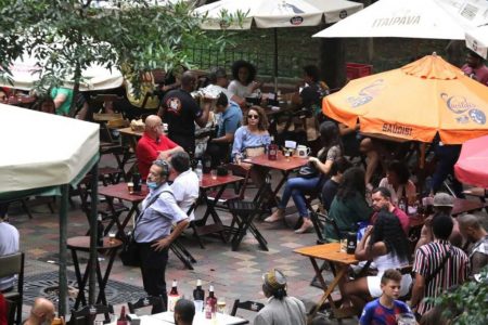 Bares em São Paulo na pandemia