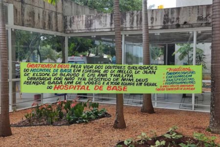 Faixa de agradecimento