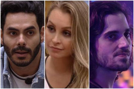 Rodolffo, Carla e Fiuk no BBB21