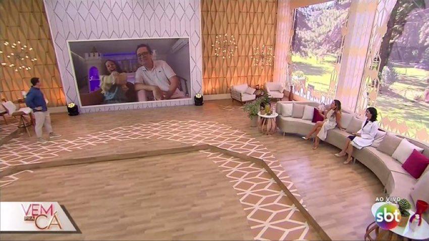 Cenário de Vem Pra Cá com Patricia Abravanel