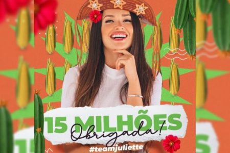 Juliette seguidores no Insta